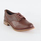 Womens Timberland EK Savin Hill Oxford 8557A Dark Brown Lace Up Low Formal Shoes